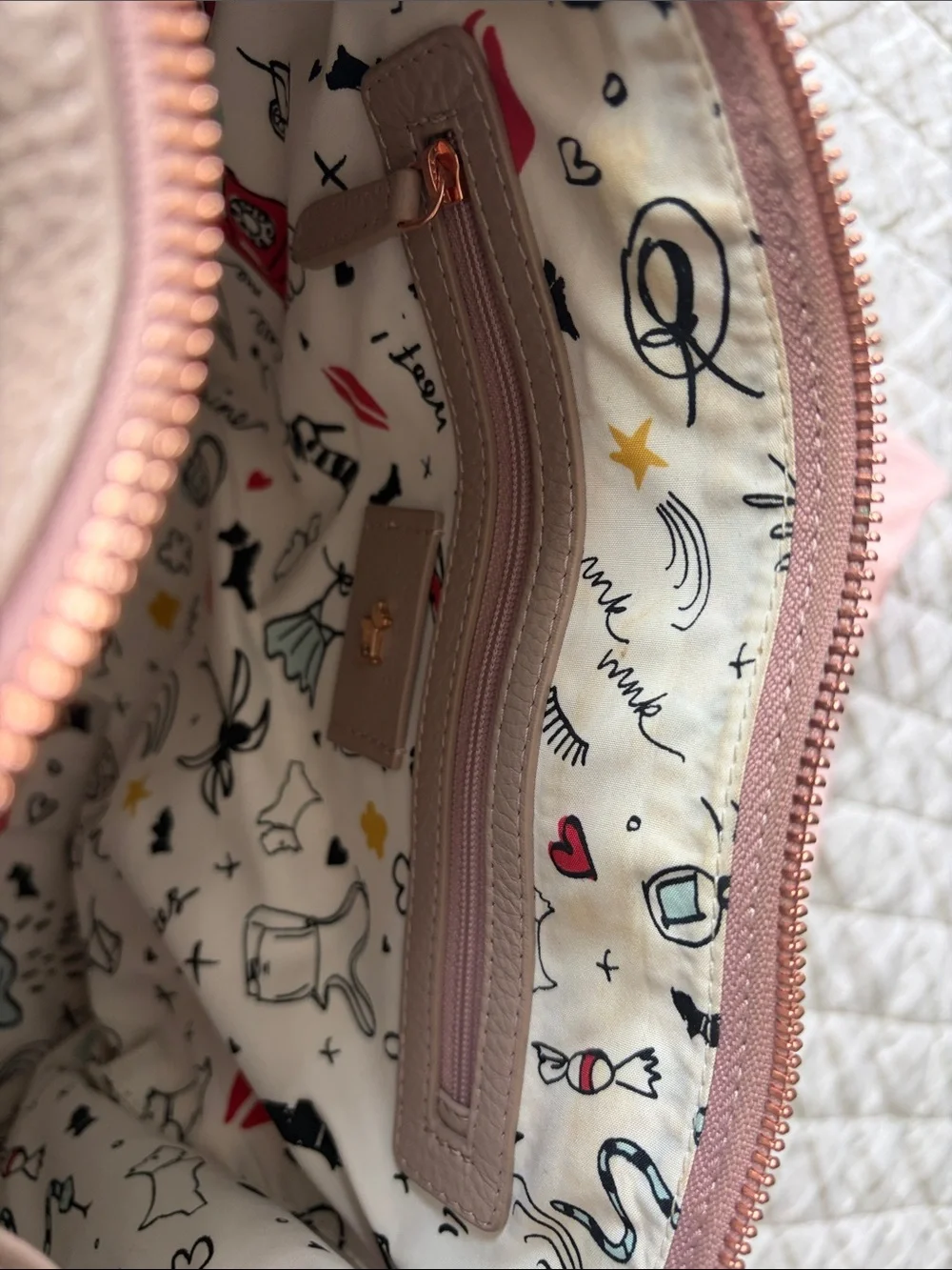RADLEY LONDON Blush Pink Leather Shoulder Bag with dust bag to store